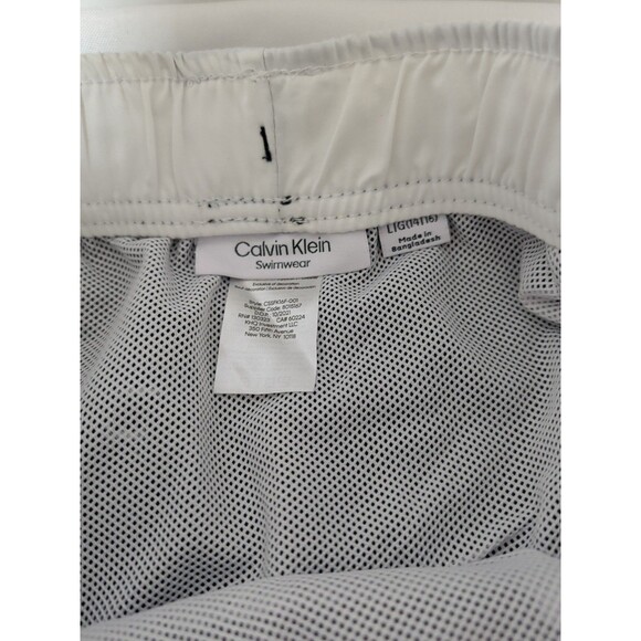 Calvin Klein Swimwear Shorts Boys L (14/16)  Black  Polyester Mesh Elastic Waist - Picture 4 of 5
